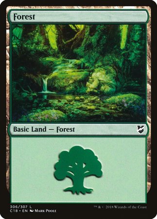 Forest (306) [Commander 2018] | Fandemonia Ltd