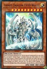 Armed Dragon LV10 White [BLVO-EN005] Ultra Rare | Fandemonia Ltd