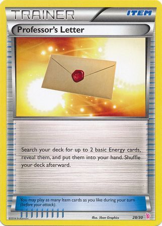 Professor's Letter (28/30) [XY: Trainer Kit - Sylveon] | Fandemonia Ltd