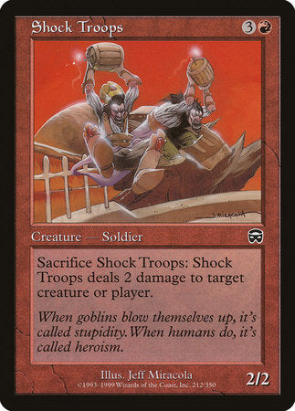 Shock Troops [Mercadian Masques] | Fandemonia Ltd