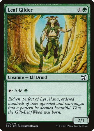 Leaf Gilder [Duel Decks: Elves vs. Inventors] | Fandemonia Ltd