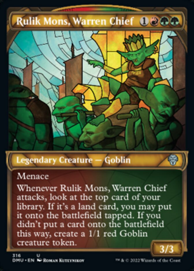 Rulik Mons, Warren Chief (Showcase) [Dominaria United] | Fandemonia Ltd