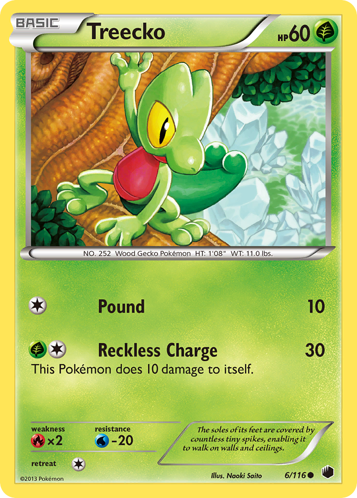 Treecko (6/116) [Black & White: Plasma Freeze] | Fandemonia Ltd