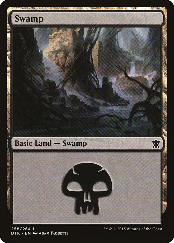 Swamp (258) [Dragons of Tarkir] | Fandemonia Ltd