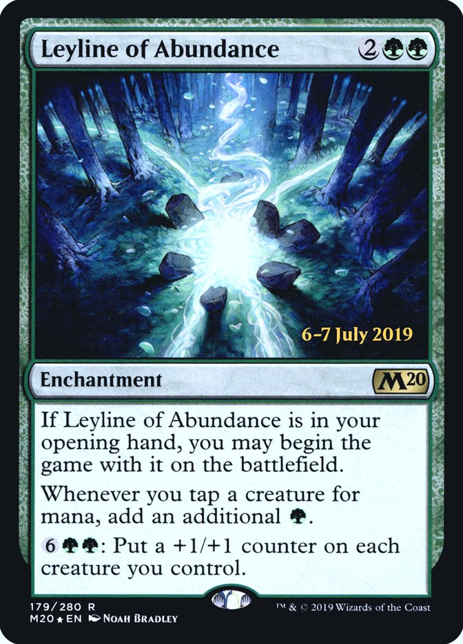 Leyline of Abundance  [Core Set 2020 Prerelease Promos] | Fandemonia Ltd