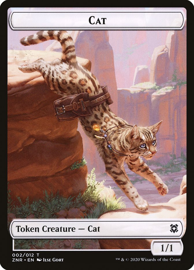 Cat Token [Zendikar Rising] | Fandemonia Ltd