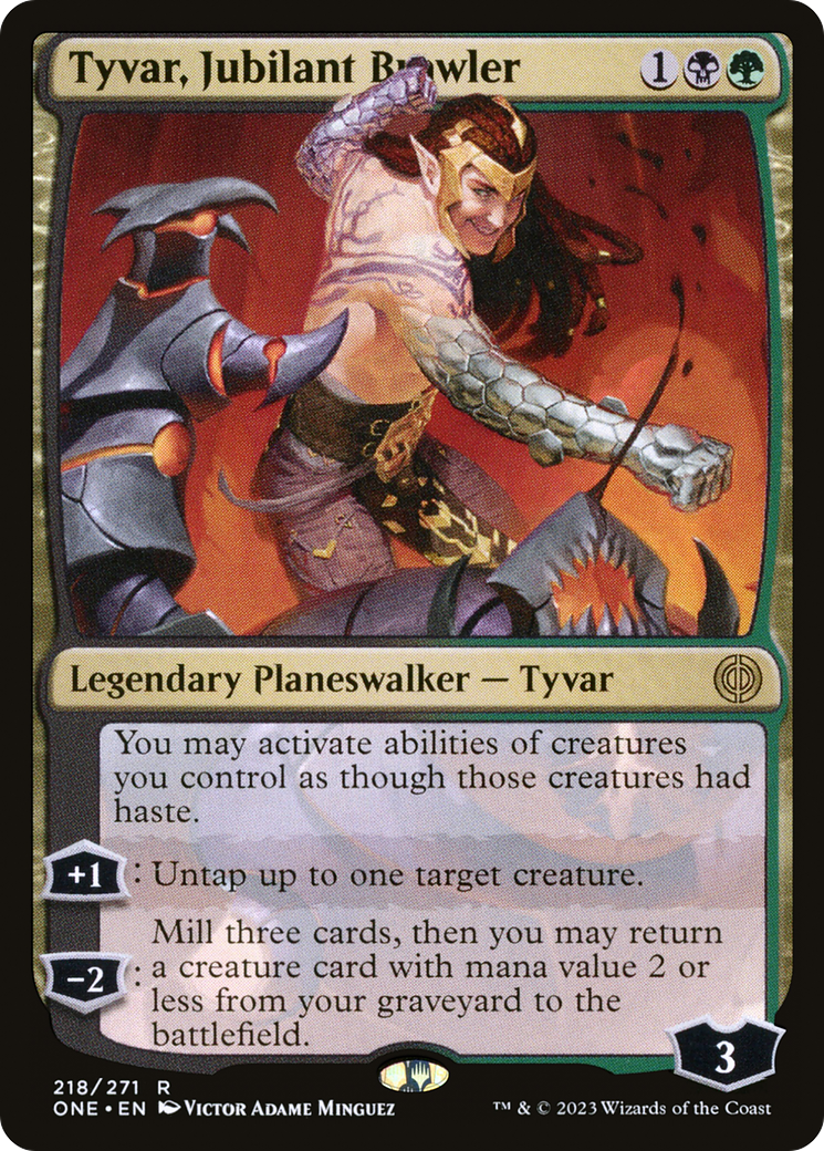 Tyvar, Jubilant Brawler [Phyrexia: All Will Be One] | Fandemonia Ltd