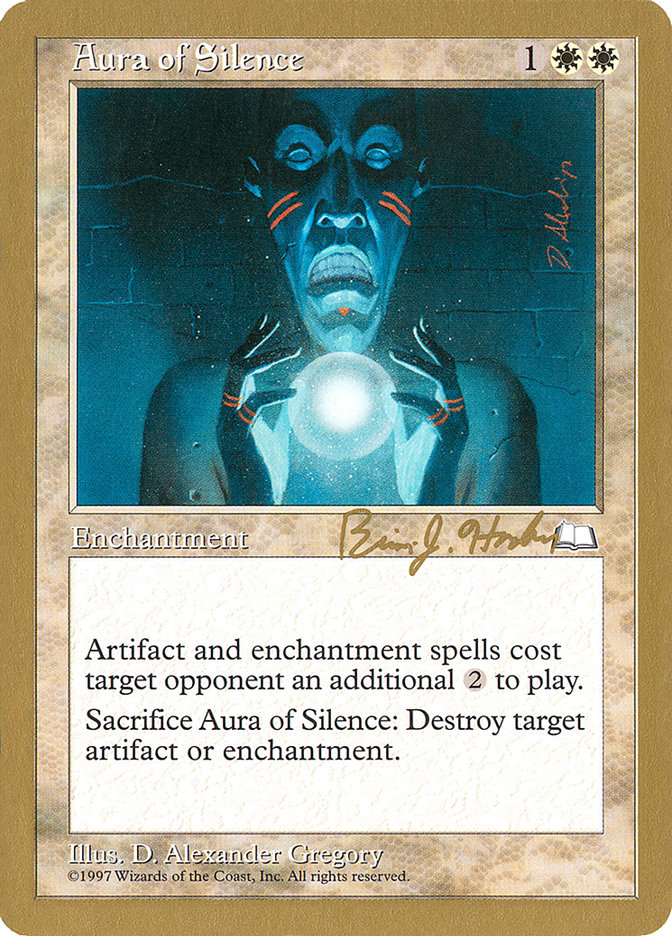 Aura of Silence (Brian Hacker) [World Championship Decks 1998] | Fandemonia Ltd
