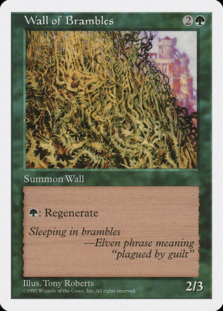 Wall of Brambles [Fifth Edition] | Fandemonia Ltd