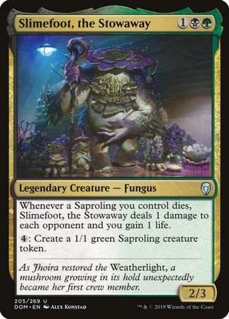 Slimefoot, the Stowaway [Dominaria] | Fandemonia Ltd