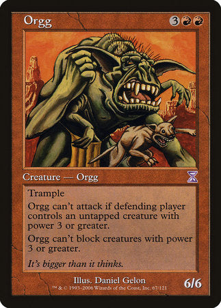 Orgg [Time Spiral Timeshifted] | Fandemonia Ltd