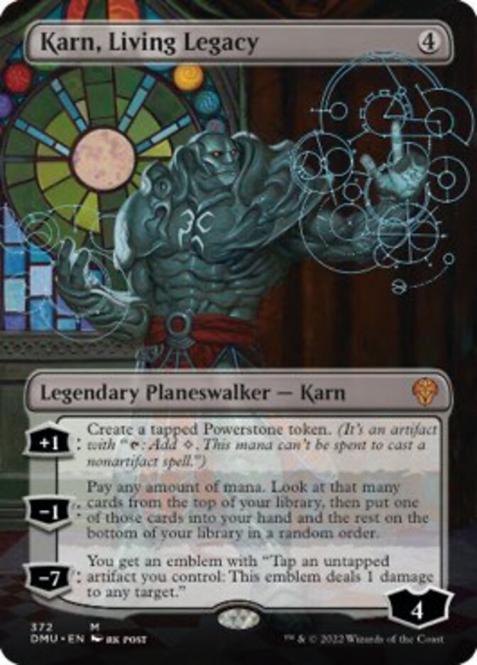 Karn, Living Legacy (Borderless) [Dominaria United] | Fandemonia Ltd