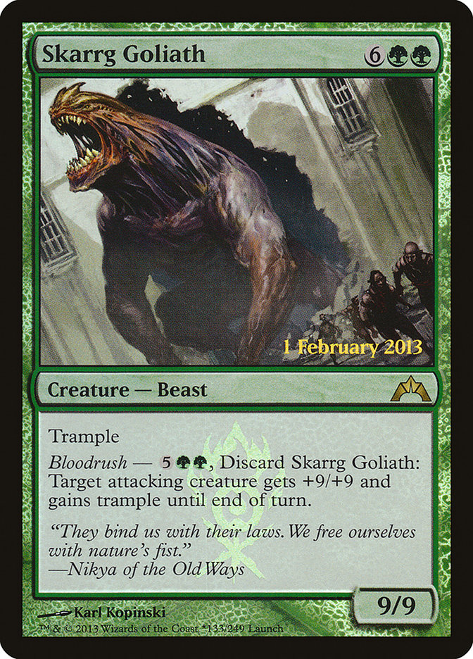Skarrg Goliath (Launch) [Gatecrash Prerelease Promos] | Fandemonia Ltd