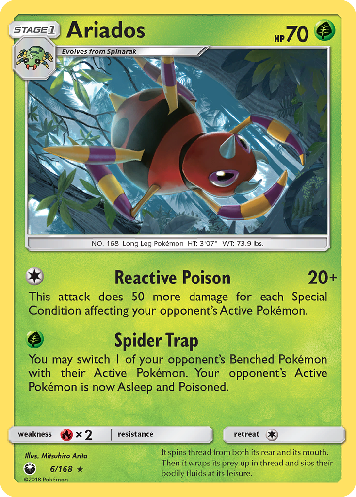 Ariados (6/168) [Sun & Moon: Celestial Storm] | Fandemonia Ltd