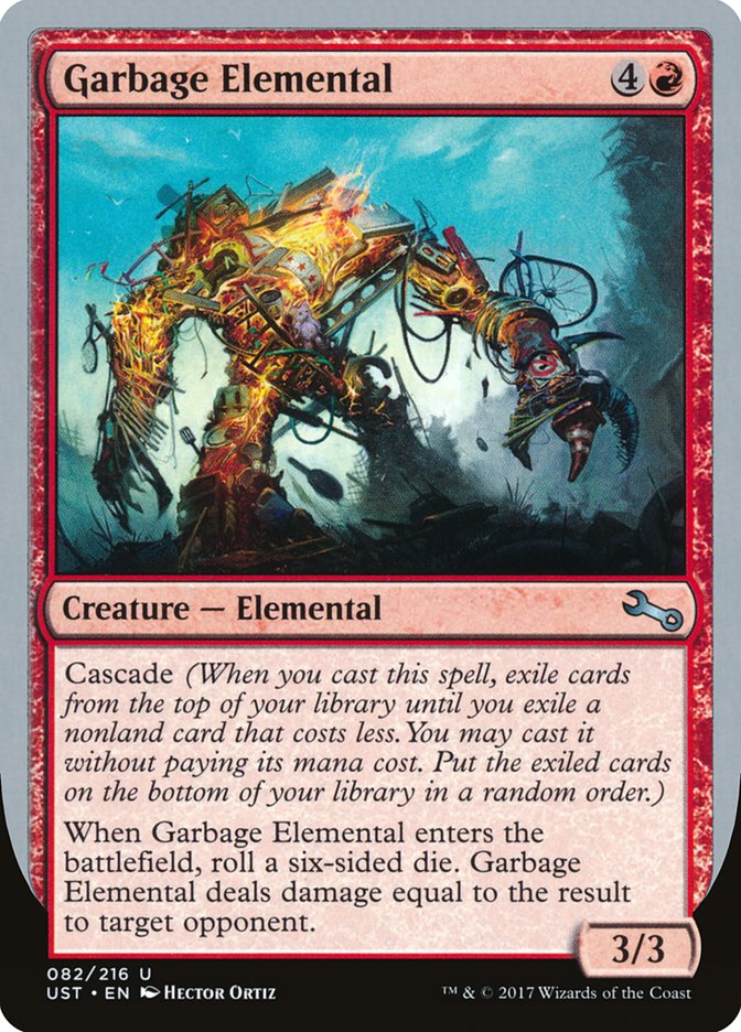 Garbage Elemental (3/3 Creature) [Unstable] | Fandemonia Ltd