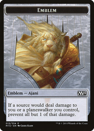 Emblem - Ajani Steadfast [Magic 2015 Tokens] | Fandemonia Ltd