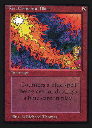 Red Elemental Blast (IE) [Intl. Collectors’ Edition] | Fandemonia Ltd