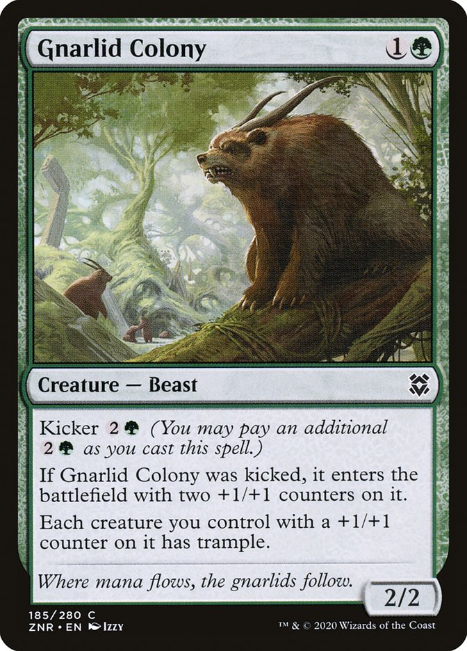 Gnarlid Colony [Zendikar Rising] | Fandemonia Ltd