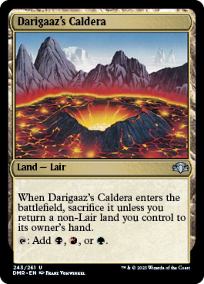 Darigaaz's Caldera [Dominaria Remastered] | Fandemonia Ltd