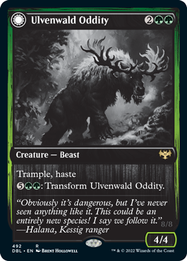 Ulvenwald Oddity // Ulvenwald Behemoth [Innistrad: Double Feature] | Fandemonia Ltd