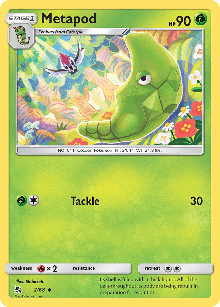 Metapod (2/68) [Sun & Moon: Hidden Fates] | Fandemonia Ltd