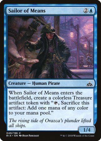 Sailor of Means [Rivals of Ixalan] | Fandemonia Ltd