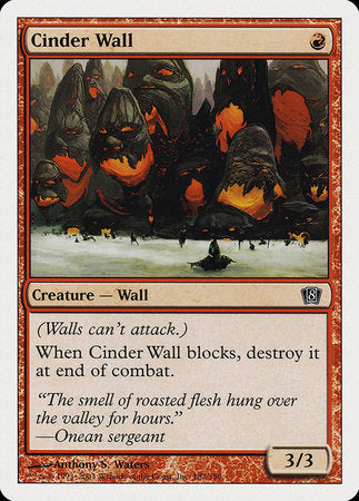 Cinder Wall [Eighth Edition] | Fandemonia Ltd