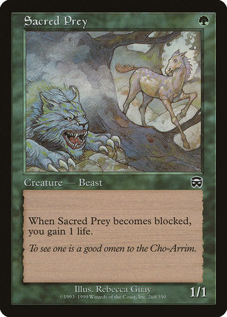 Sacred Prey [Mercadian Masques] | Fandemonia Ltd