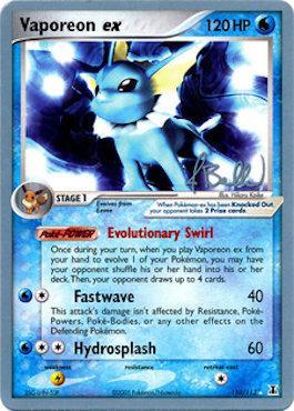 Vaporeon ex (110/113) (Eeveelutions - Jimmy Ballard) [World Championships 2006] | Fandemonia Ltd