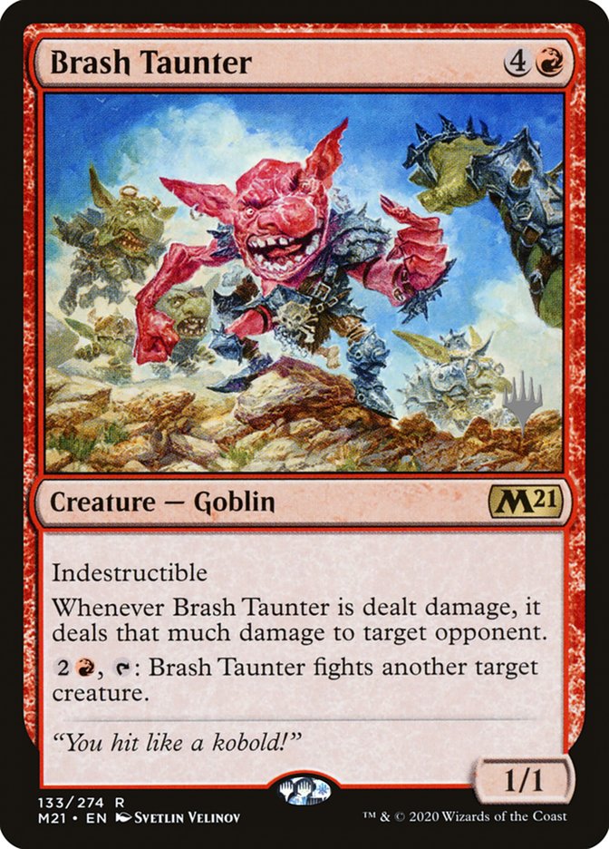 Brash Taunter (Promo Pack) [Core Set 2021 Promos] | Fandemonia Ltd