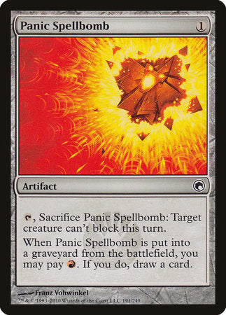 Panic Spellbomb [Scars of Mirrodin] | Fandemonia Ltd