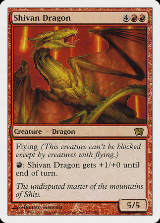 Shivan Dragon [Eighth Edition] | Fandemonia Ltd