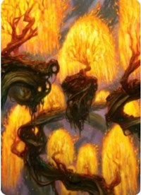 Grove of the Burnwillows Art Card [Zendikar Rising Art Series] | Fandemonia Ltd