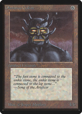 Obsianus Golem [Limited Edition Beta] | Fandemonia Ltd