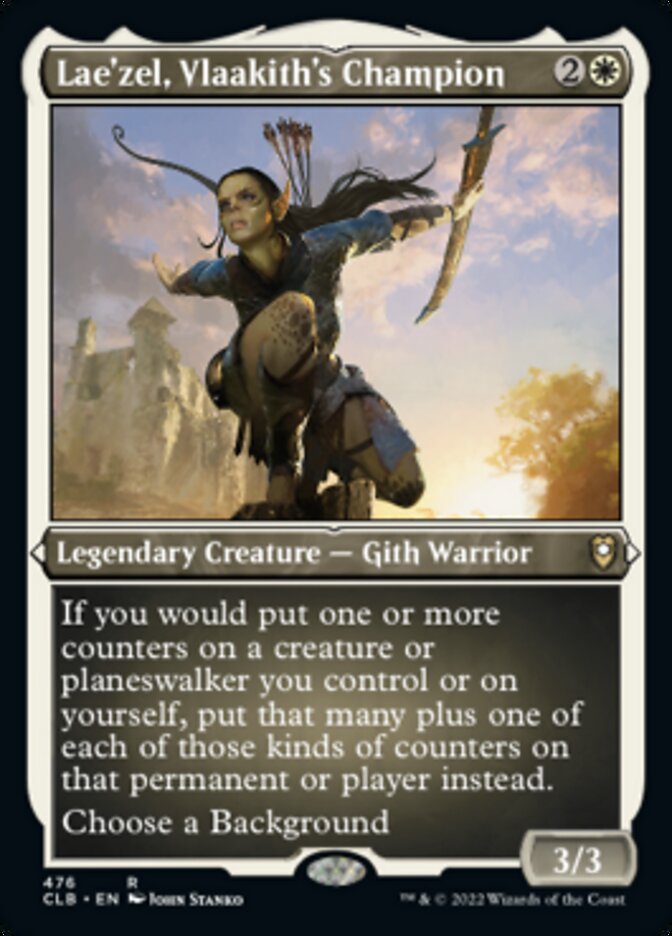 Lae'zel, Vlaakith's Champion (Foil Etched) [Commander Legends: Battle for Baldur's Gate] | Fandemonia Ltd