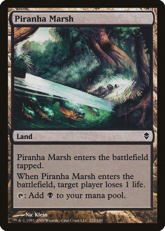 Piranha Marsh [Zendikar] | Fandemonia Ltd