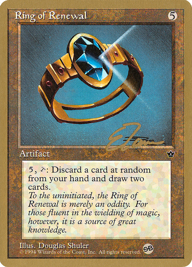 Ring of Renewal (Eric Tam) (SB) [Pro Tour Collector Set] | Fandemonia Ltd