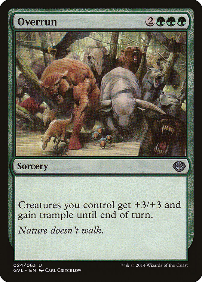 Overrun (Garruk vs. Liliana) [Duel Decks Anthology] | Fandemonia Ltd