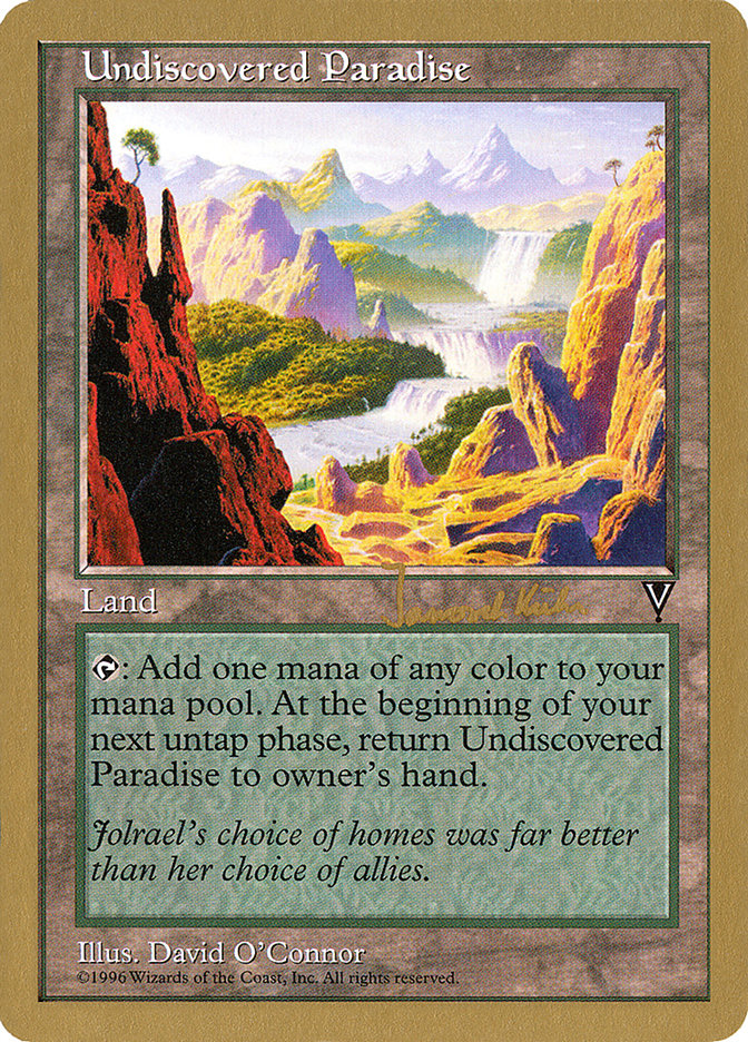 Undiscovered Paradise (Janosch Kuhn) [World Championship Decks 1997] | Fandemonia Ltd
