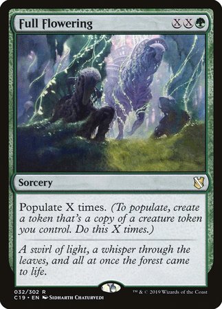 Full Flowering [Commander 2019] | Fandemonia Ltd