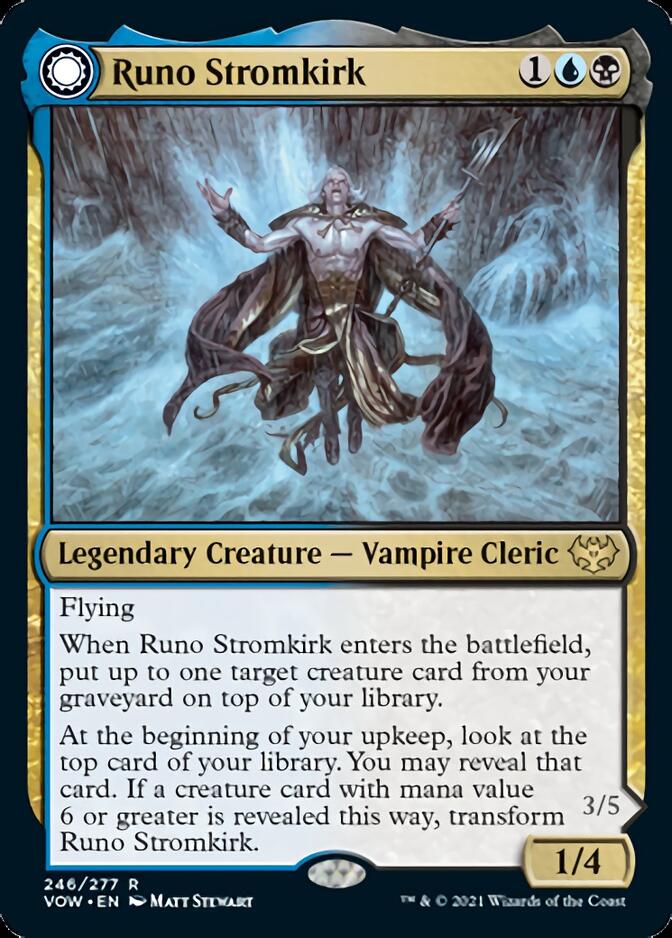 Runo Stromkirk // Krothuss, Lord of the Deep [Innistrad: Crimson Vow] | Fandemonia Ltd
