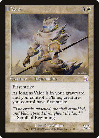 Valor [Time Spiral Timeshifted] | Fandemonia Ltd