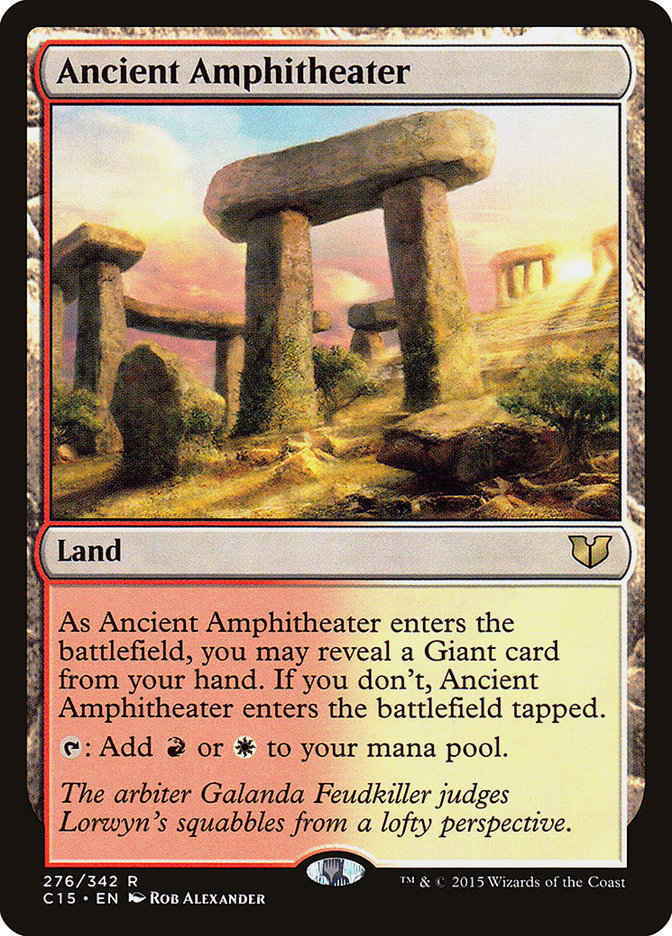 Ancient Amphitheater [Commander 2015] | Fandemonia Ltd