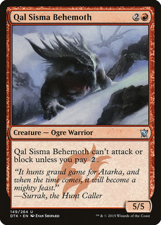 Qal Sisma Behemoth [Dragons of Tarkir] | Fandemonia Ltd