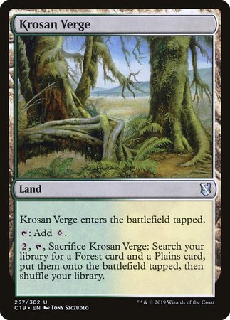 Krosan Verge [Commander 2019] | Fandemonia Ltd