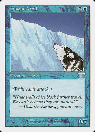 Glacial Wall [Classic Sixth Edition] | Fandemonia Ltd