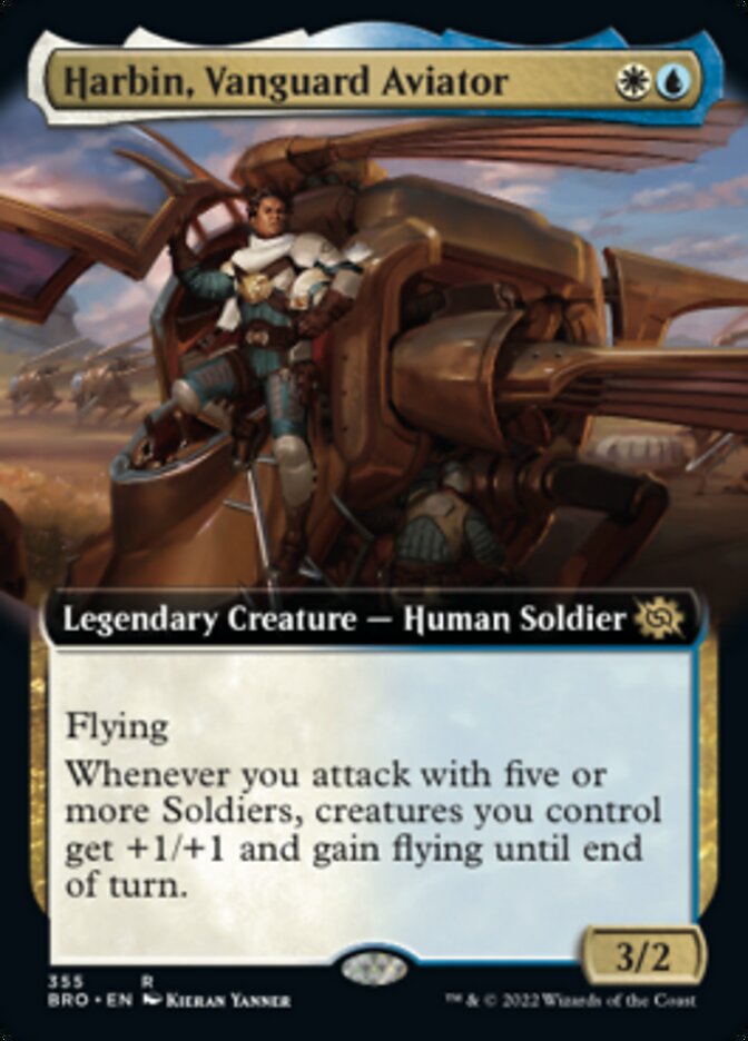 Harbin, Vanguard Aviator (Extended Art) [The Brothers' War] | Fandemonia Ltd