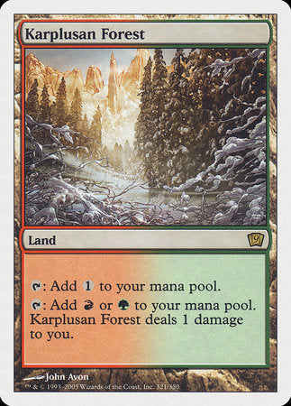 Karplusan Forest [Ninth Edition] | Fandemonia Ltd