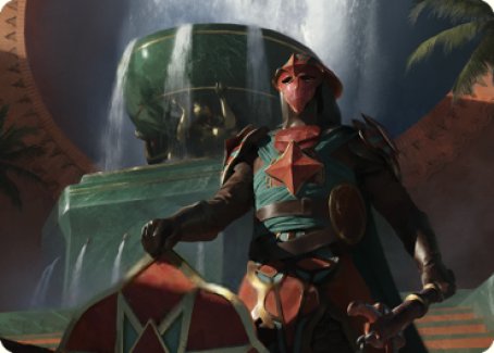 Tomakul Honor Guard Art Card [The Brothers' War Art Series] | Fandemonia Ltd
