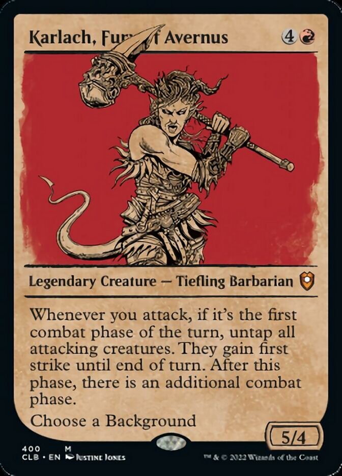 Karlach, Fury of Avernus (Showcase) [Commander Legends: Battle for Baldur's Gate] | Fandemonia Ltd